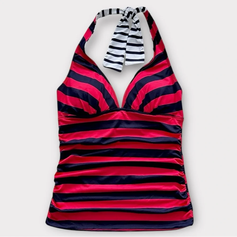 Tommy Bahama Channel Surfing Reversible Halter Tankini